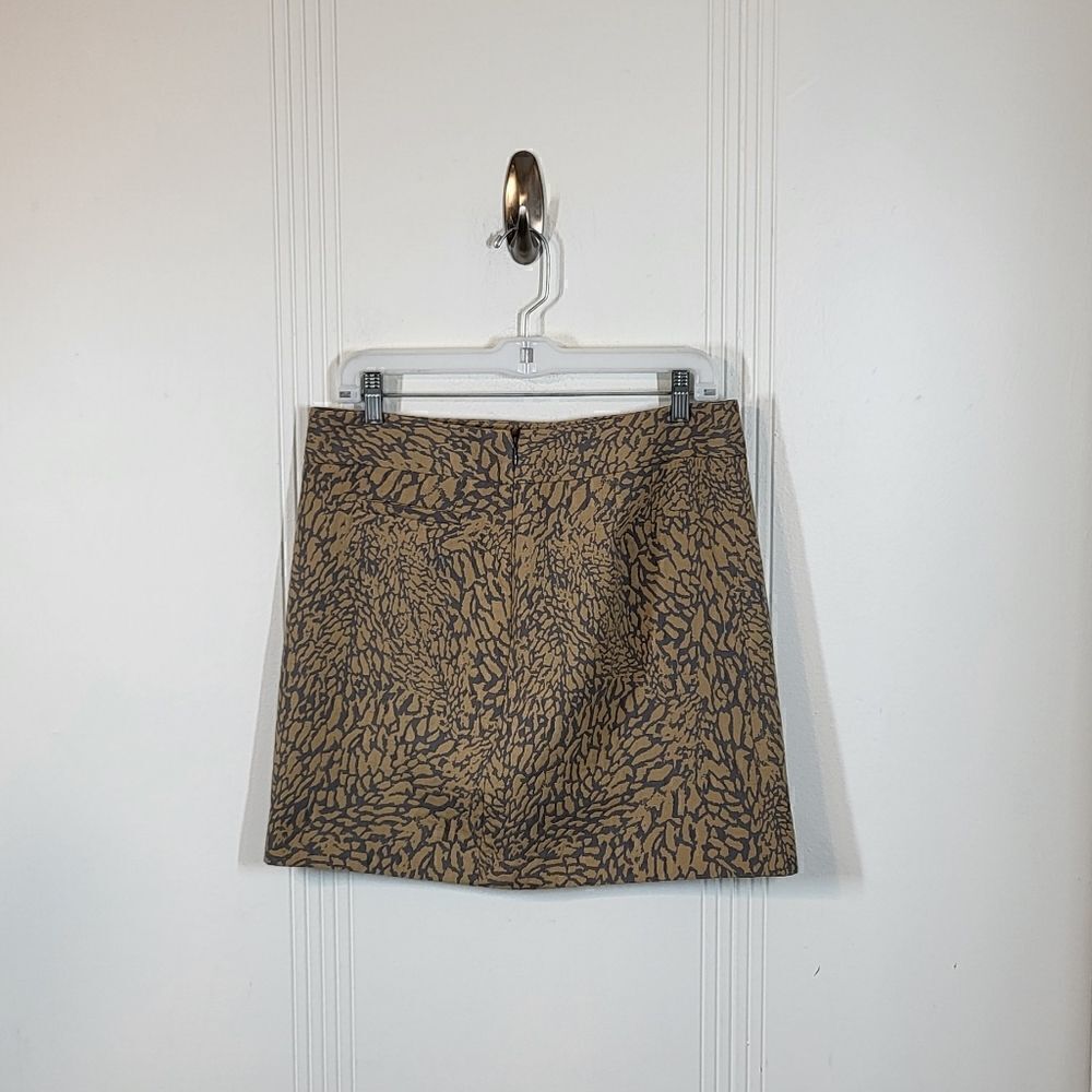 Ann Taylor Loft Tan & Gray Skirt